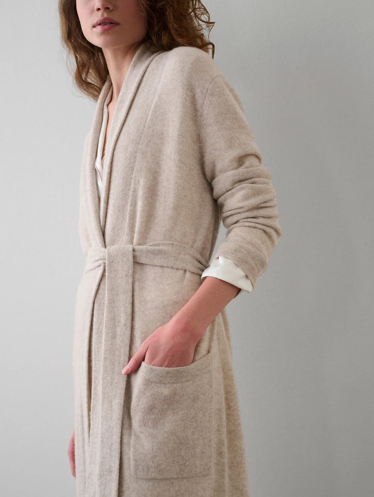 Billie Boutique White + Warren - Cashmere long robe sanwisp