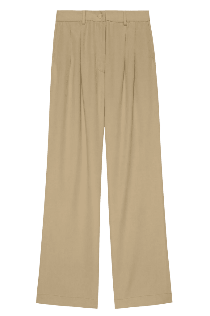 Billie Boutique Donni - Twill Pleated Pant Sand