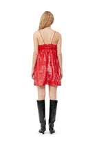 Billie Boutique Ganni - Sequins Mini Dress feiry red