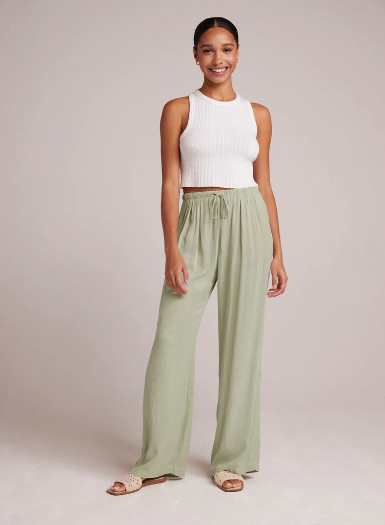 Gilli Plisse Fit And Flare Pants – TheMogan