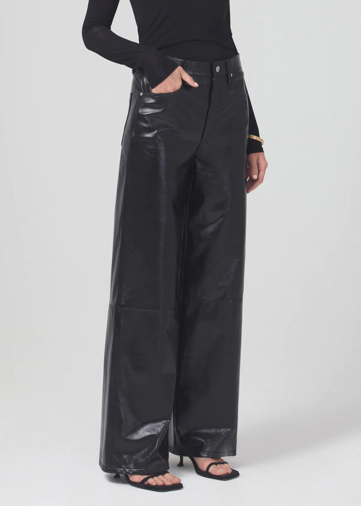 billie boutique citizens of humanity annina trouser patent leather black