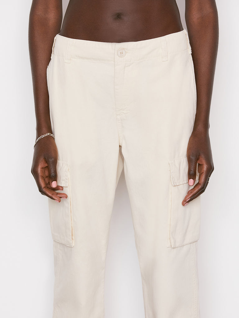 billie boutique frame relaxed utility pant washed flax 