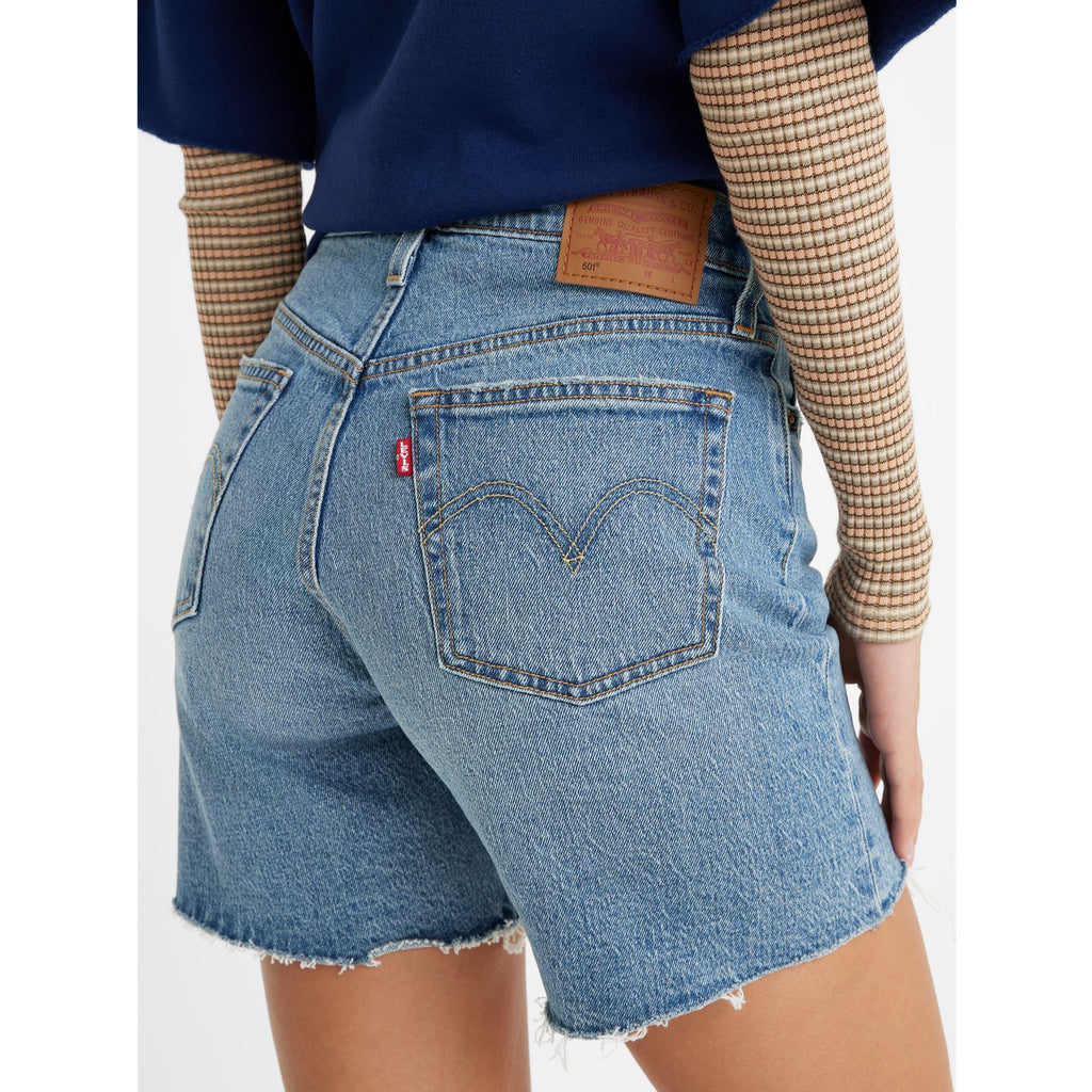 levi's 501 mid thigh short odeon