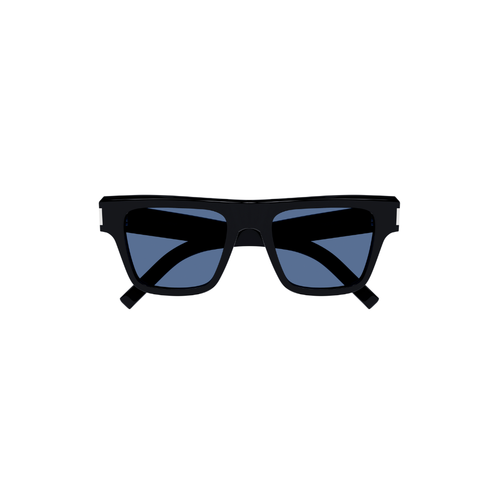 billie boutique saint laurent sunglass man acetate black blue