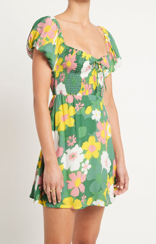 billie boutique faithfull the brand domenica mini dress palma floral