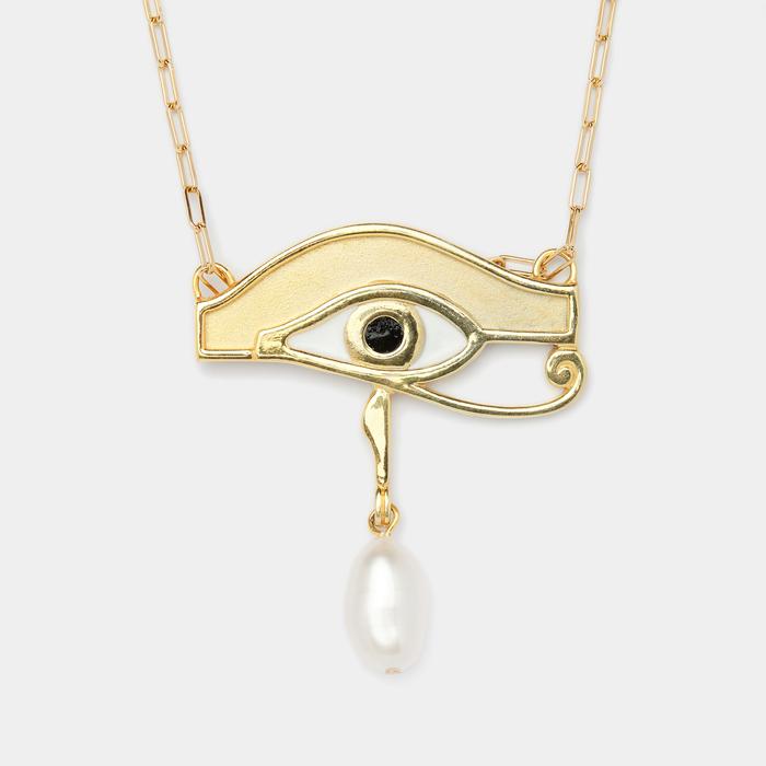 billie boutique deux lions resin maryam pearl necklace 14k gold vermeil