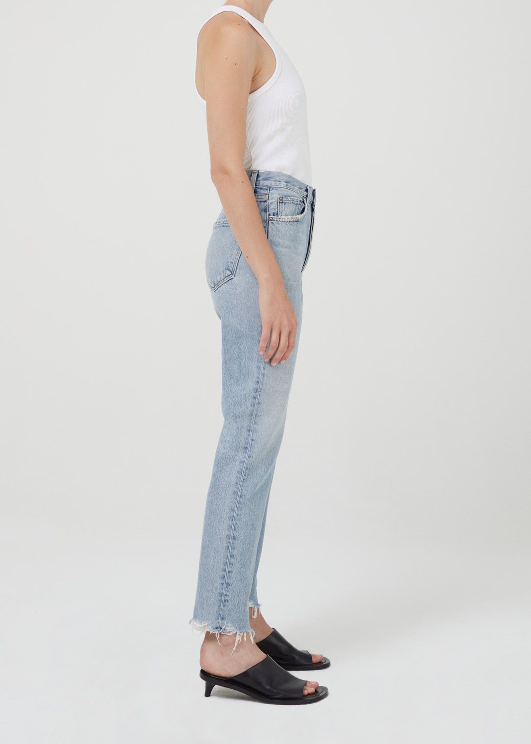 billie boutique agolde lana straight denim curio