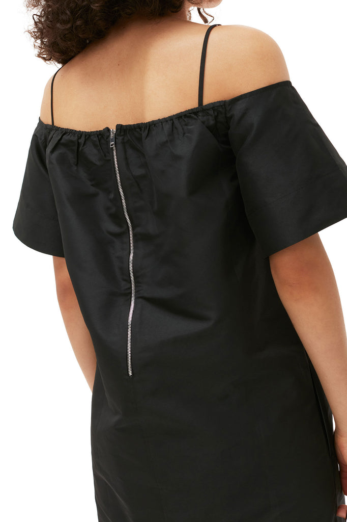 Billie Boutique - Ganni Beaded Taffeta Mini Dress BlackBillie Boutique - Ganni Beaded Taffeta Mini Dress Black