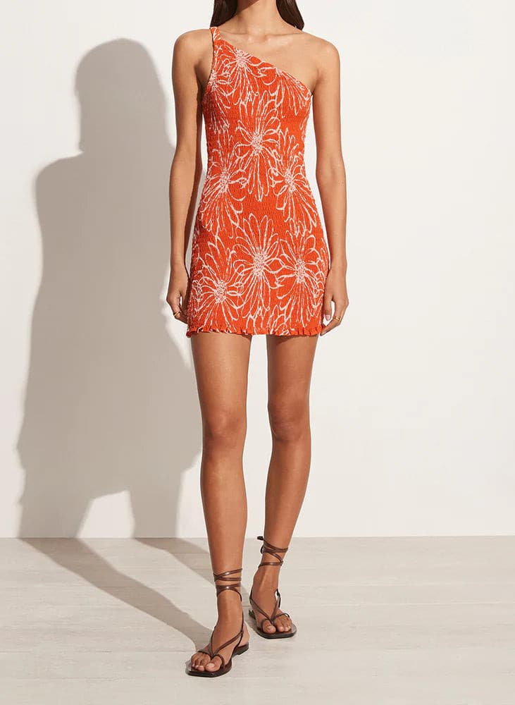 Billie Boutique - Faithfull Terre Mer Mini Dress La Sirena Orange
