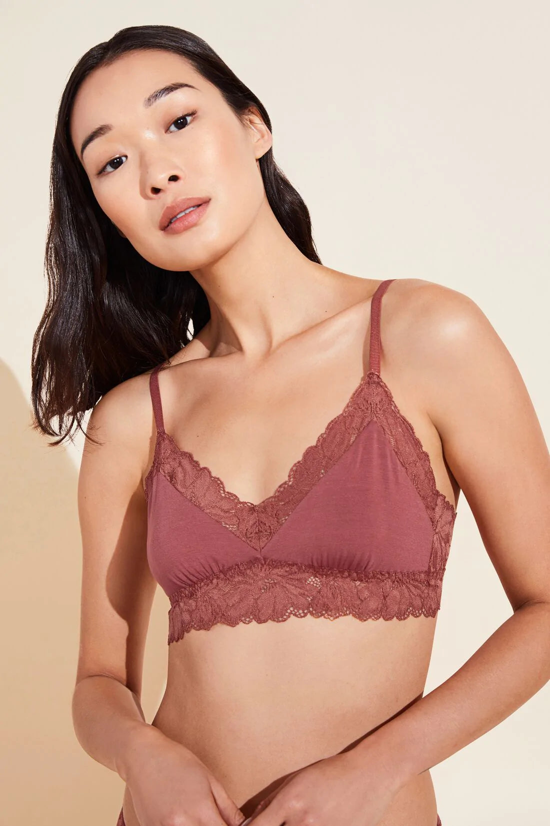 billie boutique eberjey rosalia bralette rosewood