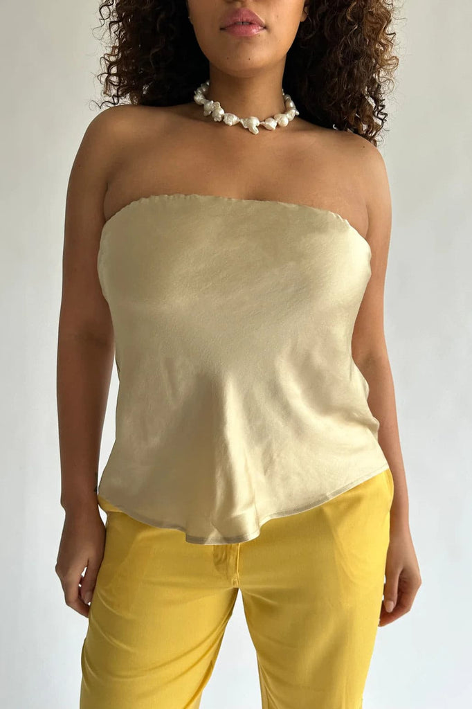 Billie Boutique Donni - Silky Tube Top Sand