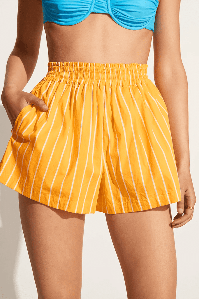 Billie Boutique - Faithfull Elva Shorts Citrus Yellow