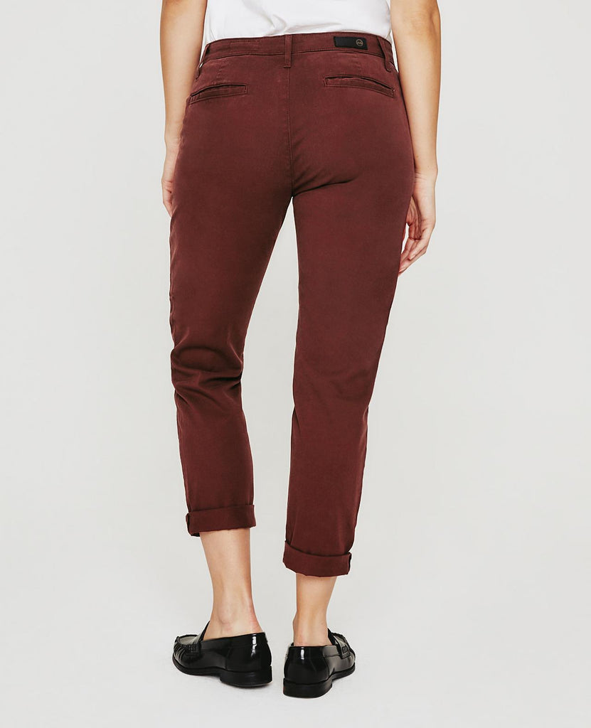 billie boutique ag jeans caden tailored trouser pantalon dark sangria