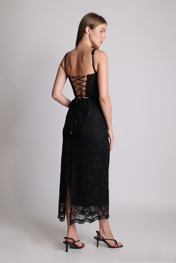 sabina musayev nicolette dress black