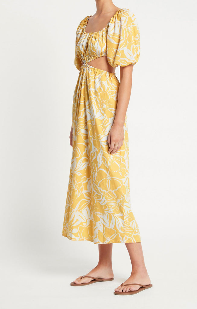 billie boutique Faithfull The Brand Shalia Robe Longue marsa floral marigolde