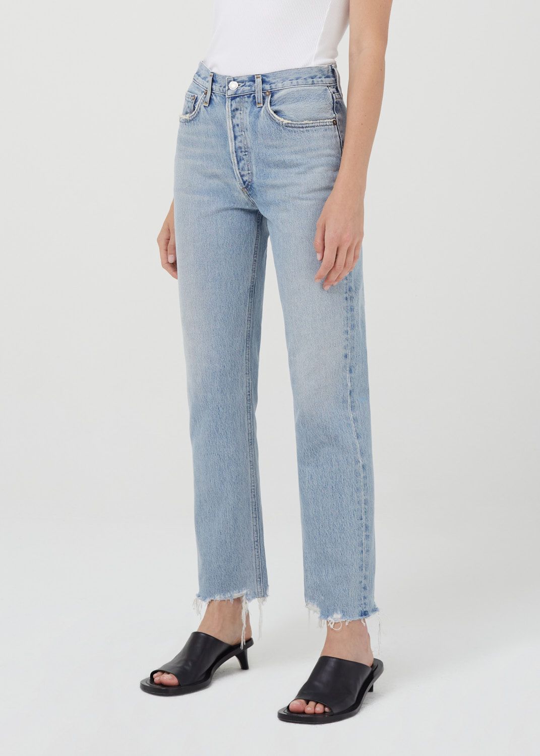 billie boutique agolde lana straight denim curio