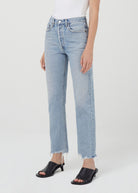 billie boutique agolde lana straight denim curio