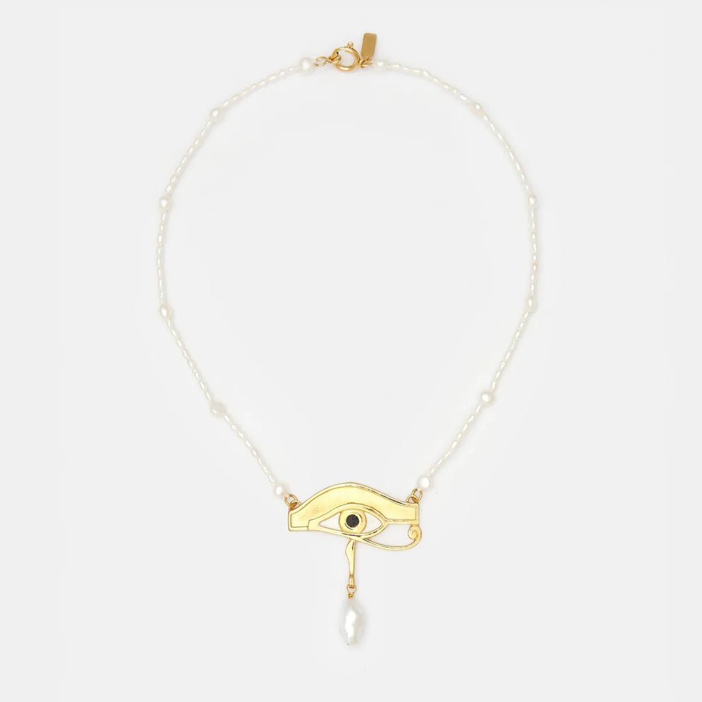 billie boutique deux lions xaviera necklace with keshi pearl gold vermeil 14k