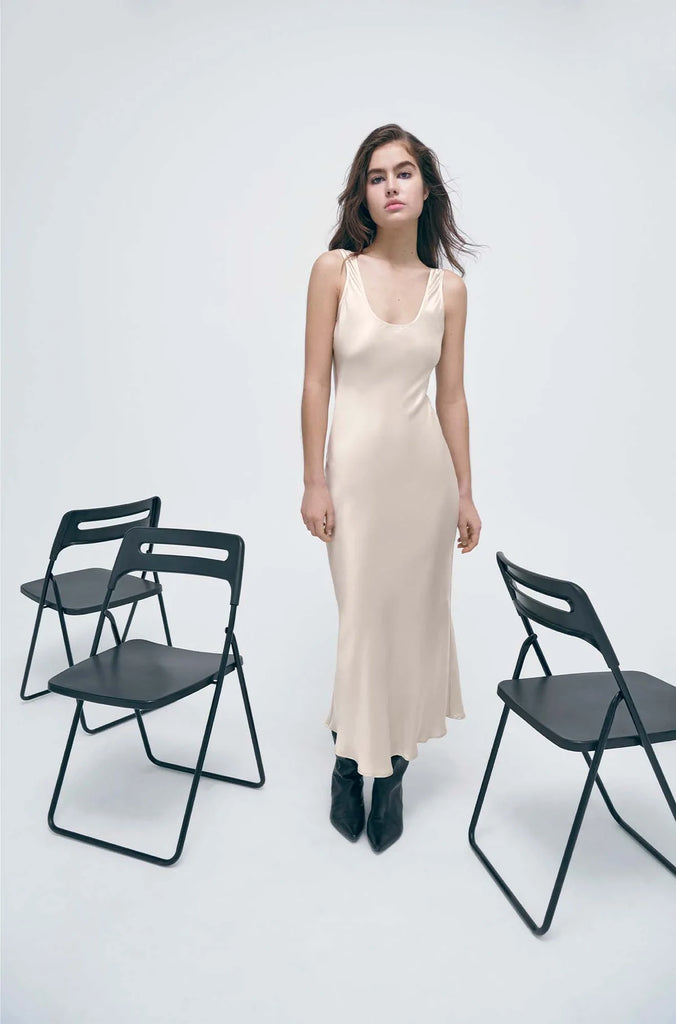 COS + Backless Knitted Slip Dress