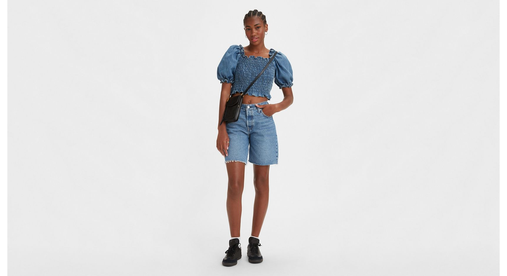 Denim shorts 90s best sale