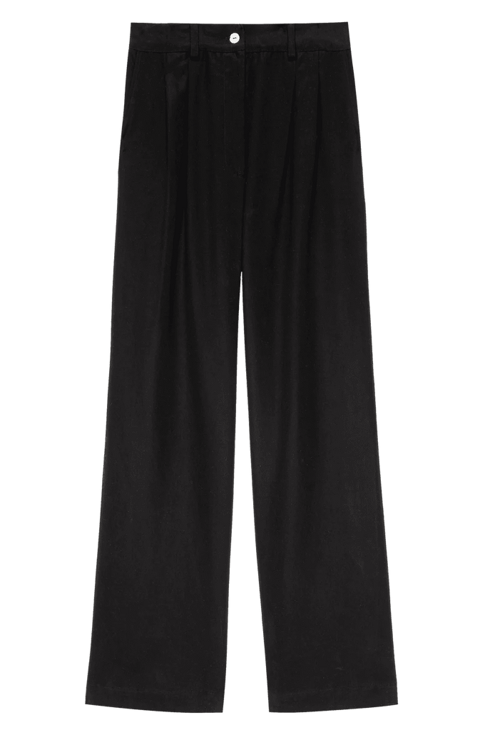 Billie Boutique Donni - Twill Pleated Pant Jet