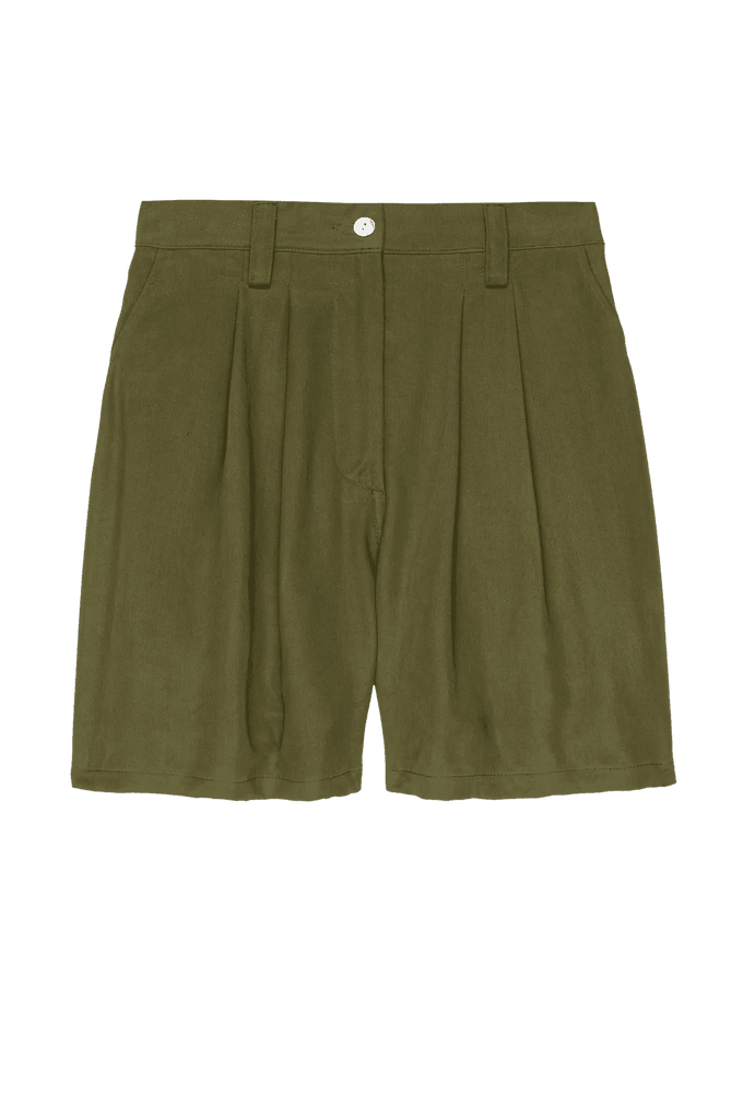 Billie Boutique Donni - Twill Pleated Short Rosemary