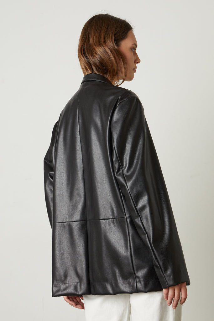 billie boutique velvet camila vegan leather jacket black